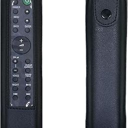 Zaoma Protective Case PU Leather Cover Holder Compatible for Remote No.RMT-AH200U Remote Control Compatible for Sony Home Theatre System and Sound Bar (Black)-image-82