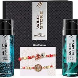 Wild Stone Rakhi Gift Set for Brother- Edge and Hydra Energy Deodorant (150ml each) with 2 Rakhi-image-15