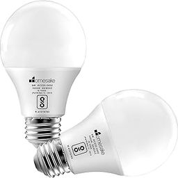 HOMESAKE LED Bulb, 9W 900 Lumens, Polycarbonate Base E27 Base, LED bulb for home, 3000K Warm White, bulb Light, 230° Beam Angle, LED lights bulb, bathroom, kitchen, office, kids room bulbs, Set of (2)-image-88
