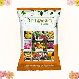 Farmgokart ~ Pack of 10 Varieties Imported Flower Seeds for Plantation in Rainy and Monsoon Season (RFLW-01) for Home Gardening-image-33