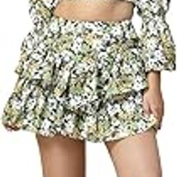 Crepe Top and Skort Set for Women 1-27