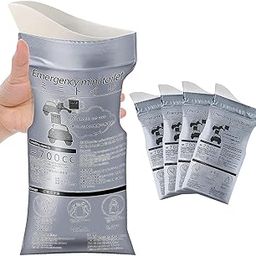 TWOK Disposable Urinal Bag, 4 Pack Portable Camping Pee Bags, Travel Pee Bags, Traffic Jam Emergency Portable Urine Bag, Vomit Bags, for Men Women Kids Children-7