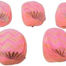 Pagdi/Turban for Barati & Guest to celebrate Wedding/other function for Men & Women (Free Size) II Pack of 5, Pink Color,Gharati/Barati Pagri/Pagdi,-image-22