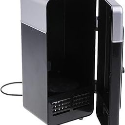 IVELECT Universal 5V Car Mini Fridge Warmer and Cooler Dual Auto USB Refrigerator Freezer Office Black-image-71