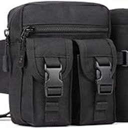 SHOPEE BRANDED Nylon Camo Waist Pack Bag Fanny Packs Waterproof Hip Belt Bag Pouch for Hiking Climbing Outdoor Bumbag-image-17