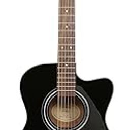 Yamaha Spruce Wood Fs80C Black Concert Cutaway Guitar-image-8