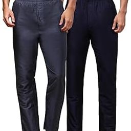 Mens Pack of 2 Cotton Blend Ethnic Wear Solid Pyjama with Elasticated Waistband and Side Pockets-image-95