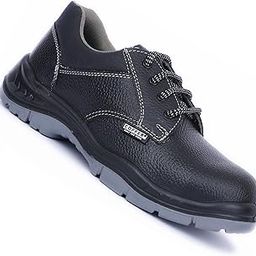 Coffer 1157 Steel Toe Safety Shoe | Leather Upper, PU Sole, Heat, Water & Acid Resistant, Anti-Static | Size 08 UK/INDIA-image-36
