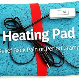 Electric Heating Pad for Back Pain & Period Cramps – Fast Heating Relief with Velvet Cover-image-72