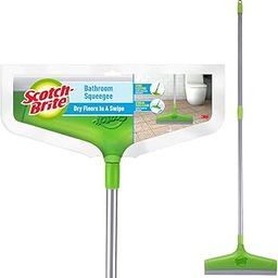 Scotch-Brite Bathroom Squeegee Plastic Wiper with telescopic handle (30 cm)-15