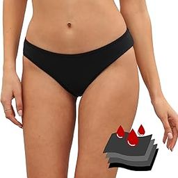 Period Swimwear Leakproof Bikini Bottoms Low Rise Swimuit Bottom Briefs for Teen Girls Women-picture-23