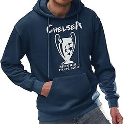 Chelsea Football Club Champions Men's 100% Cotton Hoodie-image-36