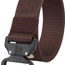 Synthetic Tactical Quick Release Automatic/Push Buckle Nylon Fabric Belt For Men-image-6