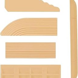 IVELECT Set of 5 Household Threshold Bars Step Ramp for Robot Vacuum Cleaner Beige-image-5