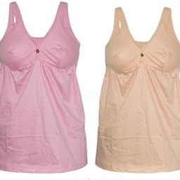 Women's Cotton Slips Camisole - Wide Strap, Ideal Everyday Wear Nightwear, Salwar & Churidar Petticoat, Combo Pack of 2 Multicolor-picture-13