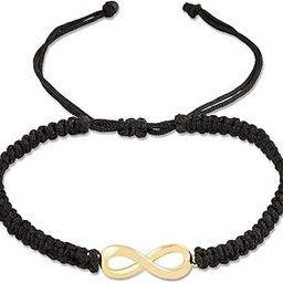 Infinity Shape Nazar Dhaga Brass Alloy Pendants Charm Anklet for Women and Girls | Anti-Allergic, Skin Friendly, Adjustable, Extendable & Stylish Gift (Promotes Positivity)-25