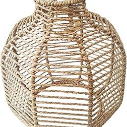 ARTISOUL® Imitation Rattan Woven Lampshade Retro Practical for Farmhouse Bedroom Hotel | Lamps, Lighting & Ceiling Fans | Lamp Shades-image-23
