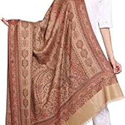 Women's Acro Wool Blend Woven Kashmiri Shawls, Stoles-image-53