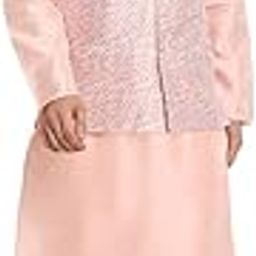 Mens Silk Blend Kurta and churidar with Thread Work sequence Nehru jacket-picture-37