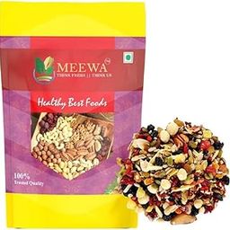 Meewa Mix 1kg (2 x 500g Combo Pack) | Mixed Nuts | Healthy Snacks Contains Mixed Dry Fruits, Nuts And Seeds-image-52