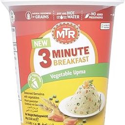 MTR 3 Minute Breakfast Vegetable Upma | Just Add Hot Water | Wholesome Instant Breakfast 80g-picture-29