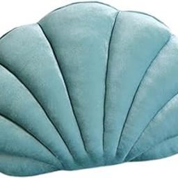 MERISHOPP® Plush Seashell Shape Pillow Ocean Themed Filled with PP Cotton Chair Cushion Blue|Home & Garden | Home Decor| Pillows|1 Plush Throw Pillow-image-57