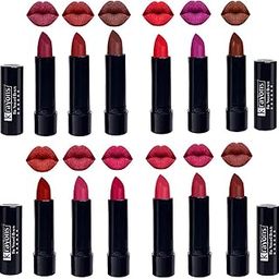 Krayons Cute Pop Matte Lipstick, Waterproof, Smudgeproof, 3.5gm Each, Multicolor (Pack of 12)-image-23