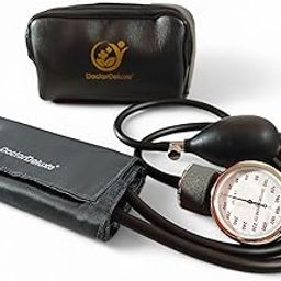 DoctorDeluxe Aneroid Sphygmomanometer – Manual Blood Pressure Monitor with Cuff & Gauge • Easy-to-Read Dial • Portable BP Machine for Home & Clinical Use • Black (Model: DD-AS-02)-21