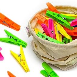 LivingBasics Heavy Duty Rust Free Cloth Peg/Clothes Clip/Cloth Drying Pins/Pegs for Hanger/Rods/Ropes/Drying Clothes (24 Cloth Clip for Cloth Drying Stand) (M012)-30
