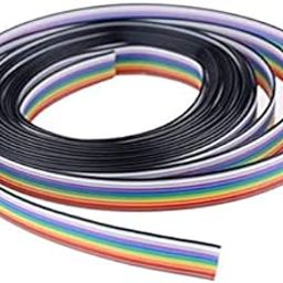 Rpi shop - 10 Core Wire Rainbow Color Flat Ribbon Wire, 10 Wire Flat Ribbon Wire Cable, IDC Wire, 5 Meter-image-29