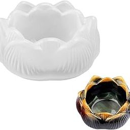 Daimay 3D Large Lotus Jewelry Box Molds Casting Epoxy Molds Silicone Candlestick Molds Ashtray Resin Mould for DIY Jewelry Storage Plate Home Decor Supplies-picture-28