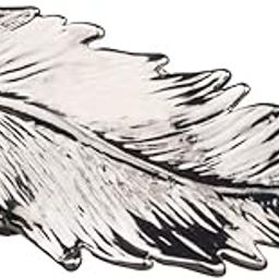 Feather Silver Tie Bar � Elegant Tie Clip for Men, Wedding & Formal Wear-picture-47