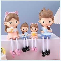SATYAM KRAFT 1 Set Hanging Legs Romantic Couple Showpiece | Cute Boy &Girl Gift for Him/Her, Mother's Day, Home Décor, Living Room, Bedroom | Wedding, Anniversary, Engagement, Birthday-image-61