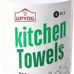 UPYOG Jumbo Towel Tissue Paper Roll – 320 Pulls | 4-Ply | Ultra Soft & Highly Absorbent | 100% Natural | Pack of 1-31