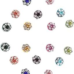 Glamyou Multi Colour Stone Bindi For Women Ladies Girls Wedding Party Makeup-image-34