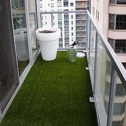 COMFY HOME High Density Artificial Grass Carpet (2 x 6.5 feet) - Green, 1 Piece-picture-17