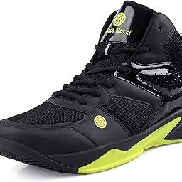 Men's Wager Basketball Shoes with Natural Rubber Sole & Breathable Upper-8