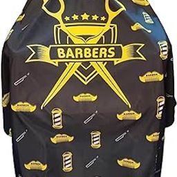 Hair Cutting Gown Barber Cape, Professional Hair Cutting Apron Salon Cape, Hairdressing Clothes with Snap, Barbers Cutting Gown Waterproof Accessories, Hairdressing Capes - Size 142 * 160cm,-image-35