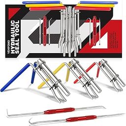 VEHIFOMO 5 Pcs Hydraulic Seal Installation Tool Kit, Hydraulic Cylinder Piston Repair Seal Tools, U-Cup Rod Seal Installation Tool Kits, Upgraded Seal Twistor Install Tool Set with Pick and Hook Set-picture-26
