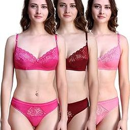 Bra & Panty Set Multicolor Lingerie Set-picture-46