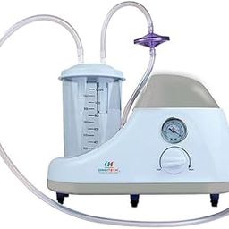 AmbiTech Portable phlegm Suction Unit 1000 ml Jar, Oil-free Lubrication Pump for Hospital, Clinic, Dentist, Home machine, Electrical Cleaning Disinfectant 24 Month warranty (Made In India)-image-80