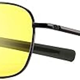 Men's Military Style Polarized Pilot Aviator Sunglasses - Bayonet Temples-image-53