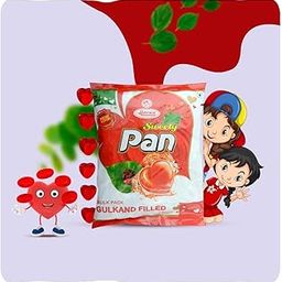HARNIK Sweety Pan Gulkand Filled Candy - 166 Pcs, 800 Grams-image-58