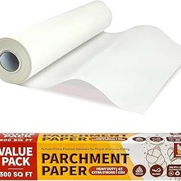 Curated Cart Premium Parchment Paper Roll for Baking, Length 7 m/Width 30 cm, Non-Stick Unbleached Parchment Paper Roll, Baking Paper Roll for Grilling, Steaming, Pans, Oven-7