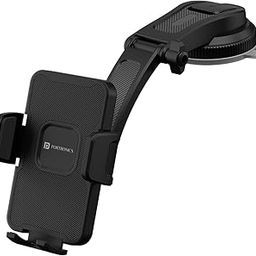 Portronics Clamp M5 Car Phone Holder Stand with Grip Rotation, Strong Hold, Suction Cup Mount, Single Hand Use, Shockproof Build, Mobile Stand for Car (Black)-17