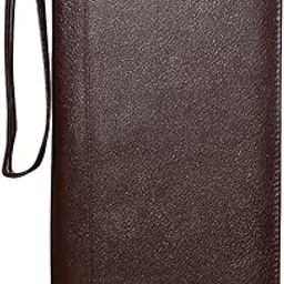 Brown Leather Travel Passport Holder Wallet Case for Credit Debit Card Ticket Coins Money Cash Currency Boarding Pass-image-37
