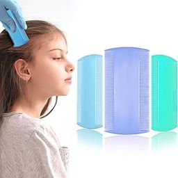 Sanas Lice And Nits Removal Comb Lice Comb 3Pcs Lice Removal Machine For Women And Kids Dandruff Remover Eggs Removing Comb For Kids Nits R 3Pcs (Multicolour)-image-6
