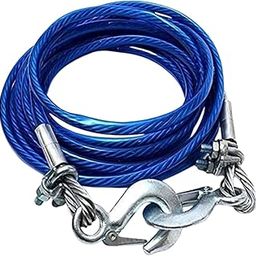 JAGGER JAG302 Universal 4 Meter Stainless Steel Wire Car Towing Cable/Towing Rope for All Cars/Vehicals with Both Side Hooks, Tow Capacity (7 TON)-image-58