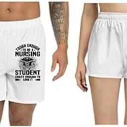 Men and Women Printed Regular fit Casual Polyester Couple White Shorts (ZPOD-0004367-set-XL_ms)-picture-31
