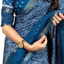 Dola Silk Worli Print Sequin Saree-picture-4